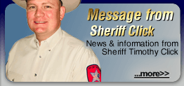 Message from the Sheriff
